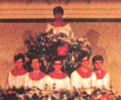 Jerry Falwell The Living Christmas Tree record cover detail